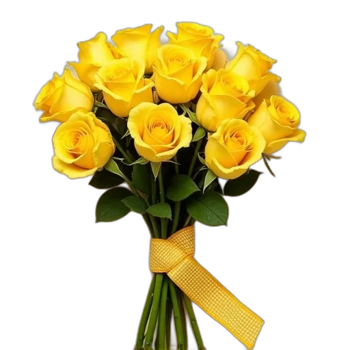 flower, golden, bouquet, yellow transparent PNG cut-out