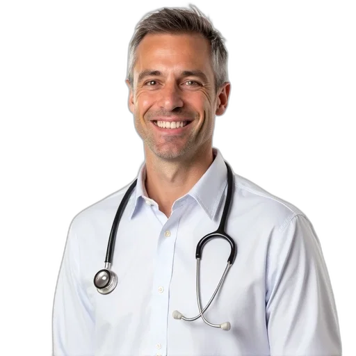 staff, smiling, man, short transparent PNG cut-out