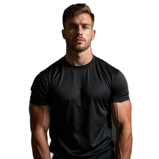 staff, jacket, young, man transparent PNG cut-out