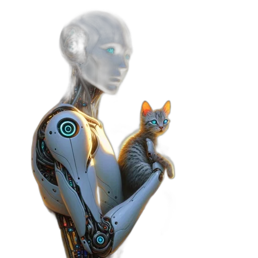 robot, animal, creature, concept art transparent PNG cut-out