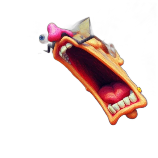 staff, face, creature, dragon transparent PNG cut-out