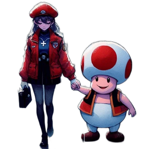 jacket, hat, weapon, creature transparent PNG cut-out