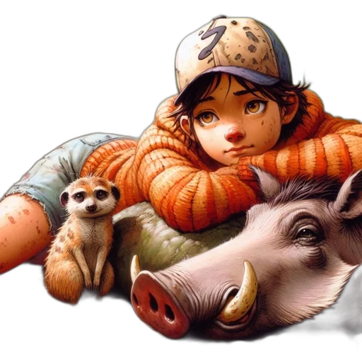 animal, creature, hat, concept art transparent PNG cut-out
