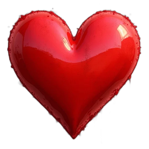 jewelry, photorealistic, 3d render, red transparent PNG cut-out