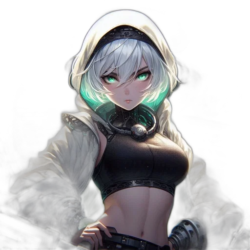 staff, weapon, jacket, mask transparent PNG cut-out