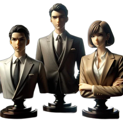 3d render, concept art, photorealistic, three transparent PNG cut-out