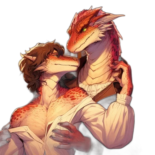 dragon, fantasy art, concept art, pixel art transparent PNG cut-out