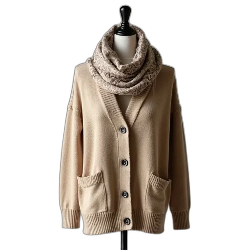 jacket, earth tones, beige, cardigan transparent PNG cut-out