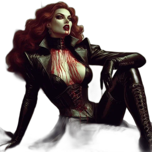 comic book art, fantasy art, concept art, cyberpunk transparent PNG cut-out