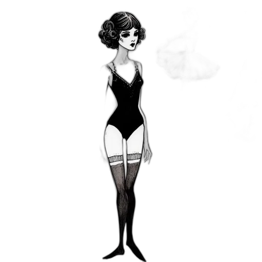 dress, staff, comic book art, concept art transparent PNG cut-out