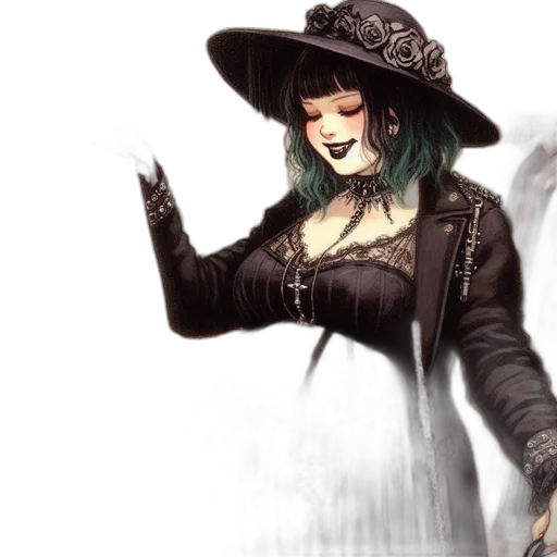 hat, fantasy art, concept art, comic book art transparent PNG cut-out