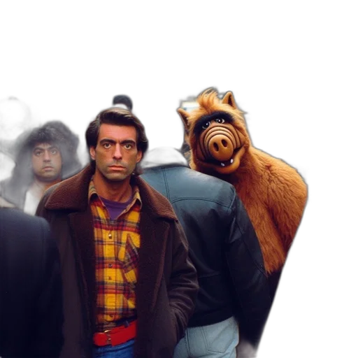 jacket, animal, mask, concept art transparent PNG cut-out