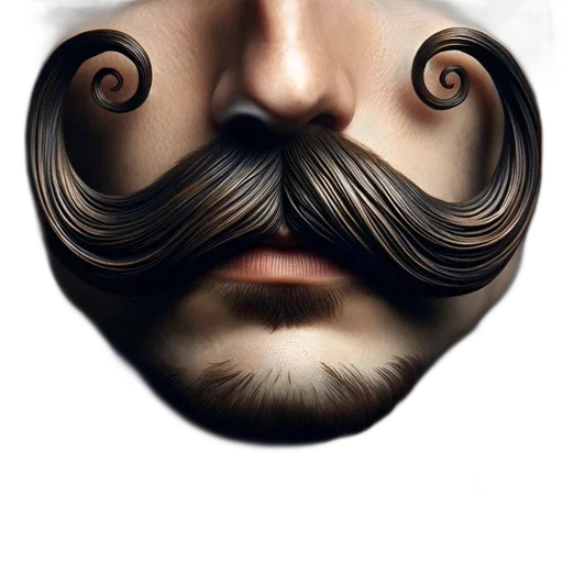 face, mask, hair, hat transparent PNG cut-out