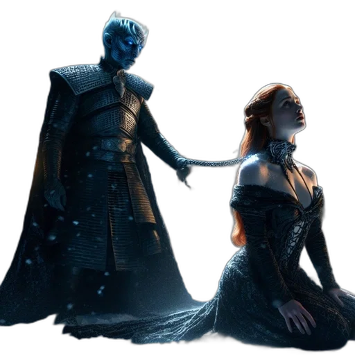 dress, concept art, fantasy art, comic book art transparent PNG cut-out