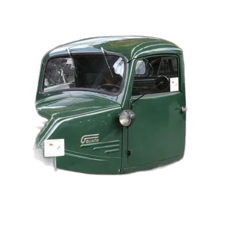car, 3d render, photorealistic, green transparent PNG cut-out