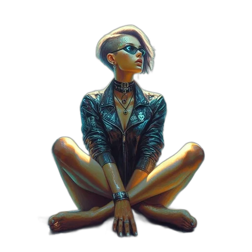 jacket, jewelry, robot, crown transparent PNG cut-out