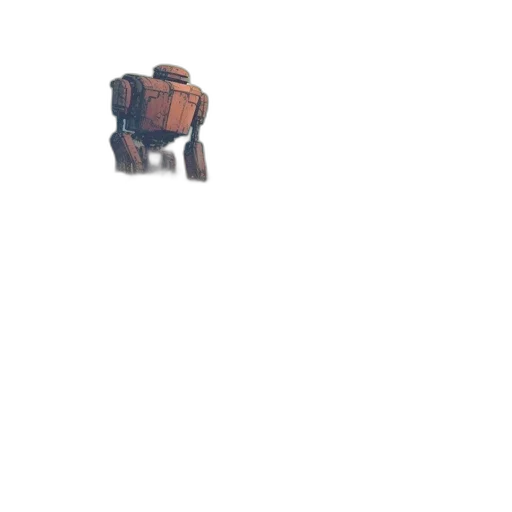 robot, furniture, weapon, creature transparent PNG cut-out