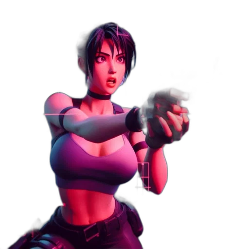 weapon, jacket, robot, concept art transparent PNG cut-out