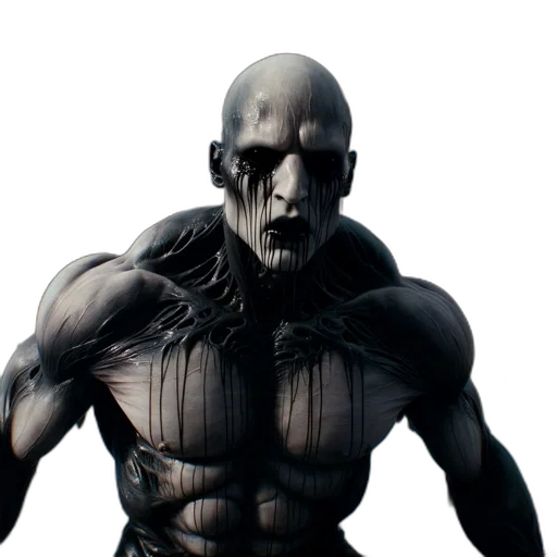 creature, robot, concept art, 3d render transparent PNG cut-out