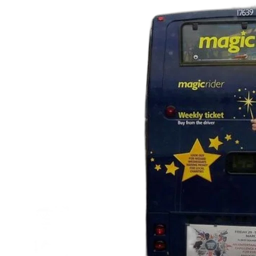 blue, bus, word, magic transparent PNG cut-out