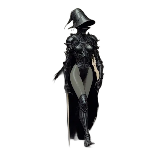 hat, mask, dress, staff transparent PNG cut-out