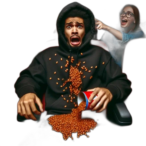 creature, concept art, man, hoodie transparent PNG cut-out
