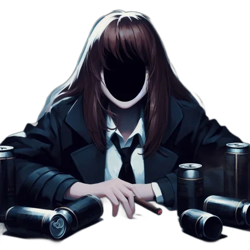mask, jacket, robot, face transparent PNG cut-out