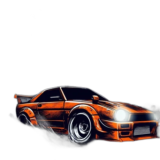 car, weapon, concept art, anime transparent PNG cut-out