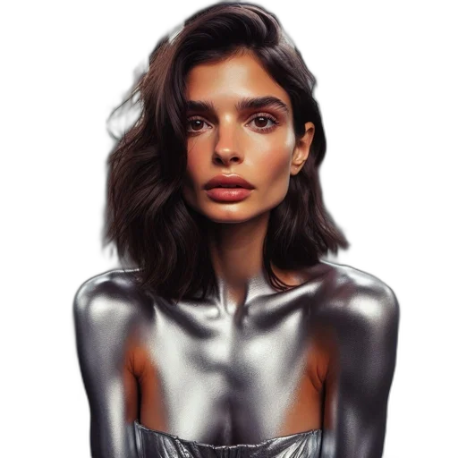 jewelry, face, dress, hair transparent PNG cut-out