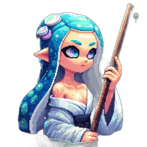 staff, weapon, sword, pixel art transparent PNG cut-out