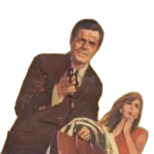 umbrella, jacket, staff, face transparent PNG cut-out