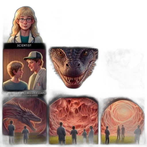 creature, dragon, concept art, fantasy art transparent PNG cut-out
