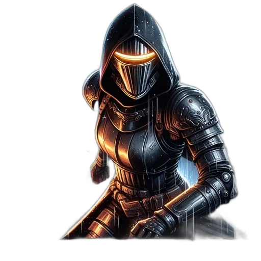 sword, mask, weapon, jacket transparent PNG cut-out