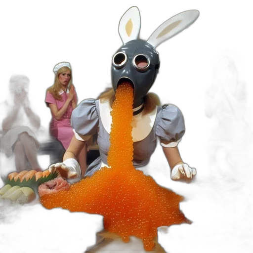 mask, creature, staff, animal transparent PNG cut-out