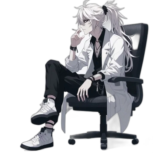 staff, jacket, furniture, shoes transparent PNG cut-out