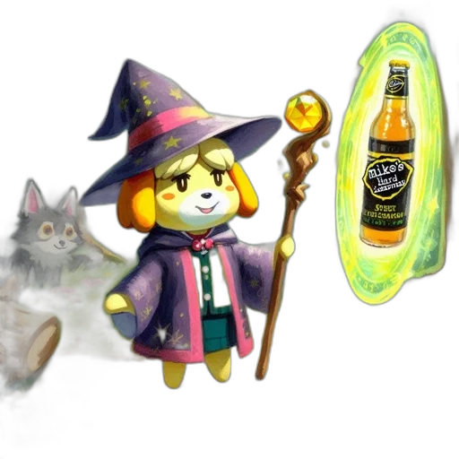 staff, bottle, concept art, 3d render transparent PNG cut-out