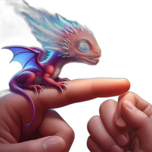 dragon, weapon, sword, creature transparent PNG cut-out