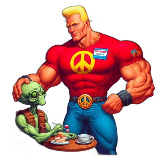 food, robot, weapon, comic book art transparent PNG cut-out