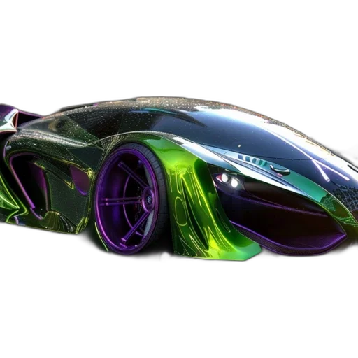 car, weapon, 3d render, concept art transparent PNG cut-out