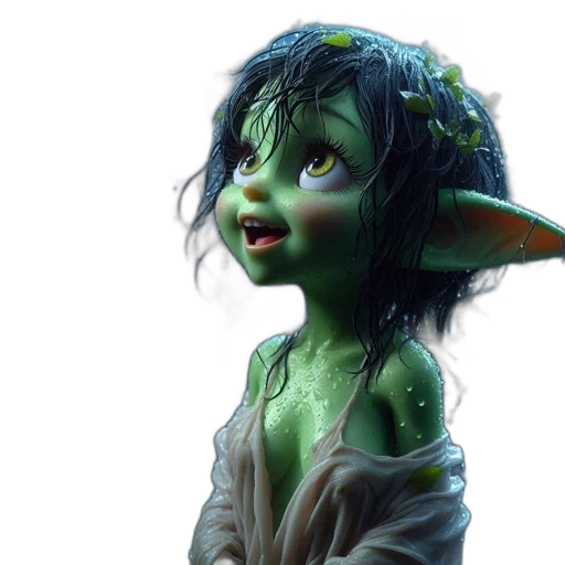 creature, fantasy art, 3d render, concept art transparent PNG cut-out