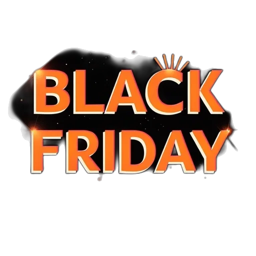 flyer, black, friday, event transparent PNG cut-out