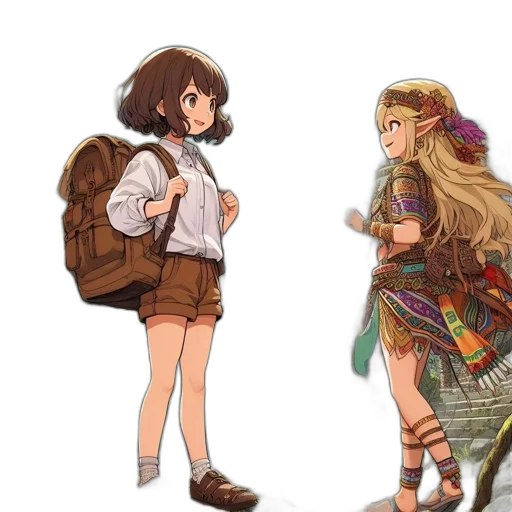 jacket, dress, umbrella, concept art transparent PNG cut-out
