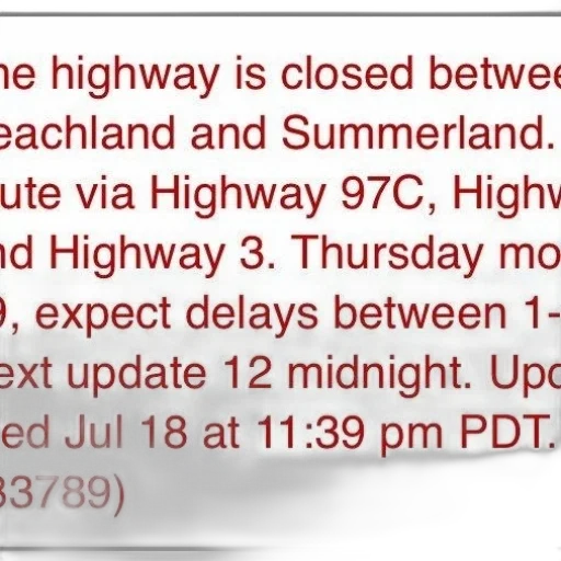 highway, closure, notice, red transparent PNG cut-out