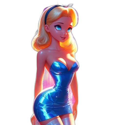 dress, robot, concept art, cartoon transparent PNG cut-out