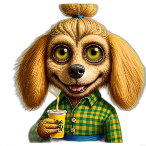 animal, face, staff, jacket transparent PNG cut-out