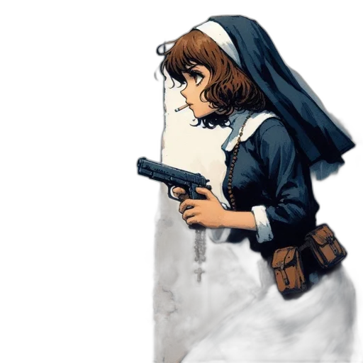 weapon, dress, pixel art, concept art transparent PNG cut-out