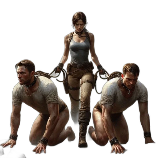 concept art, 3d render, earth tones, confident transparent PNG cut-out