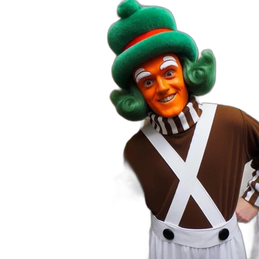 staff, individual, willy, wonka-inspired transparent PNG cut-out