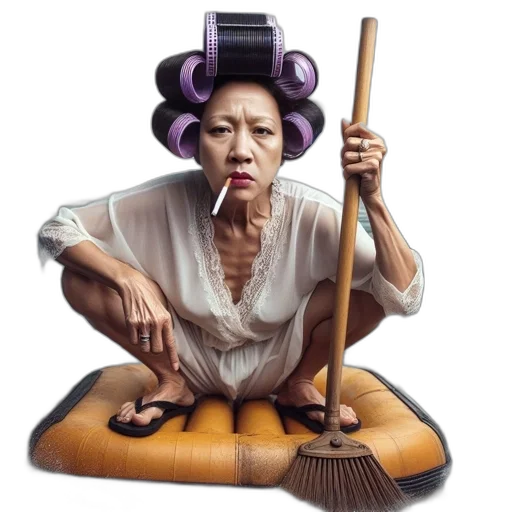 staff, umbrella, hat, jewelry transparent PNG cut-out