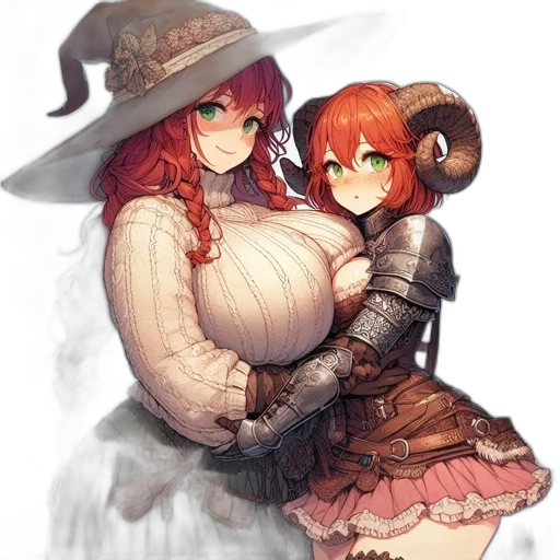 dress, hat, weapon, staff transparent PNG cut-out